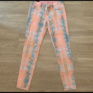 BLEULAB reversible Jeans in multi/pink. Size 30
